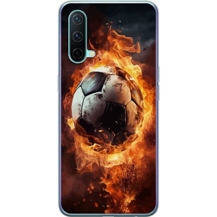 Mobiele hoes voor OnePlus Nord CE 5G met Voetbal ontwerp in de groep SMARTPHONE & TABLETS / Mobielbescherming / OnePlus bij TP E-commerce Nordic AB (A57602)