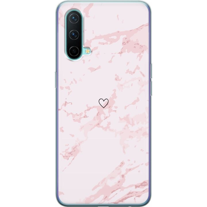 Mobiele hoes voor OnePlus Nord CE 5G met Roze Hart ontwerp in de groep SMARTPHONE & TABLETS / Mobielbescherming / OnePlus bij TP E-commerce Nordic AB (A57604)