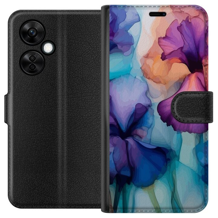 Portemonnee-hoesje voor OnePlus Nord CE3 met Magische bloemen ontwerp in de groep SMARTPHONE & TABLETS / Mobielbescherming / OnePlus bij TP E-commerce Nordic AB (A57665)