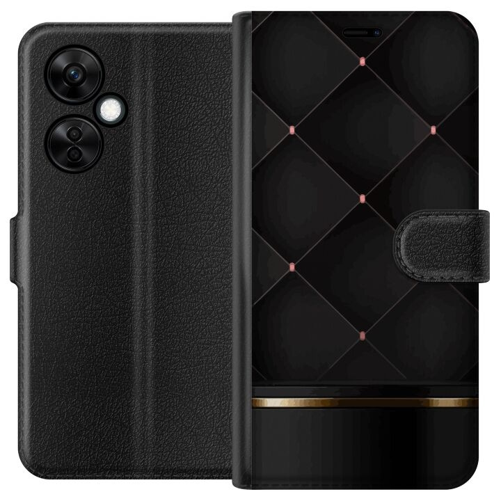 Portemonnee-hoesje voor OnePlus Nord CE3 met Luxe lijn ontwerp in de groep SMARTPHONE & TABLETS / Mobielbescherming / OnePlus bij TP E-commerce Nordic AB (A57677)