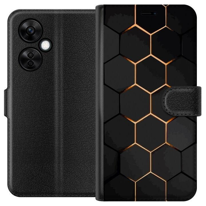 Portemonnee-hoesje voor OnePlus Nord CE3 met Luxe Patroon ontwerp in de groep SMARTPHONE & TABLETS / Mobielbescherming / OnePlus bij TP E-commerce Nordic AB (A57687)