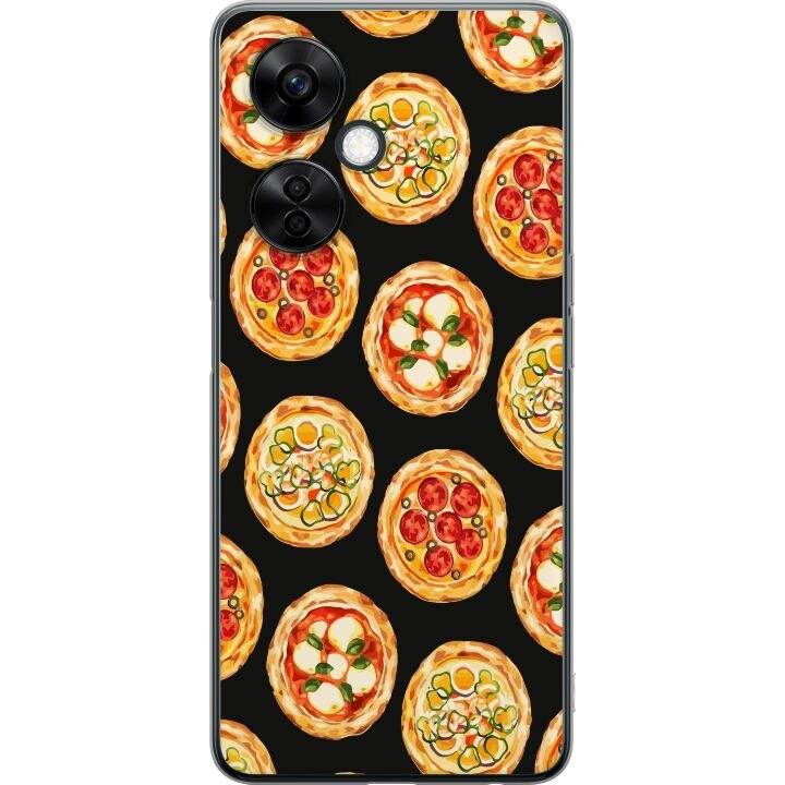 Mobiele hoes voor OnePlus Nord CE3 met Pizza ontwerp in de groep SMARTPHONE & TABLETS / Mobielbescherming / OnePlus bij TP E-commerce Nordic AB (A57702)