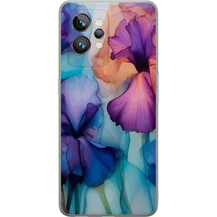 Mobiele hoes voor Realme GT2 Pro met Magische bloemen ontwerp in de groep SMARTPHONE & TABLETS / Mobielbescherming / Realme bij TP E-commerce Nordic AB (A58043)