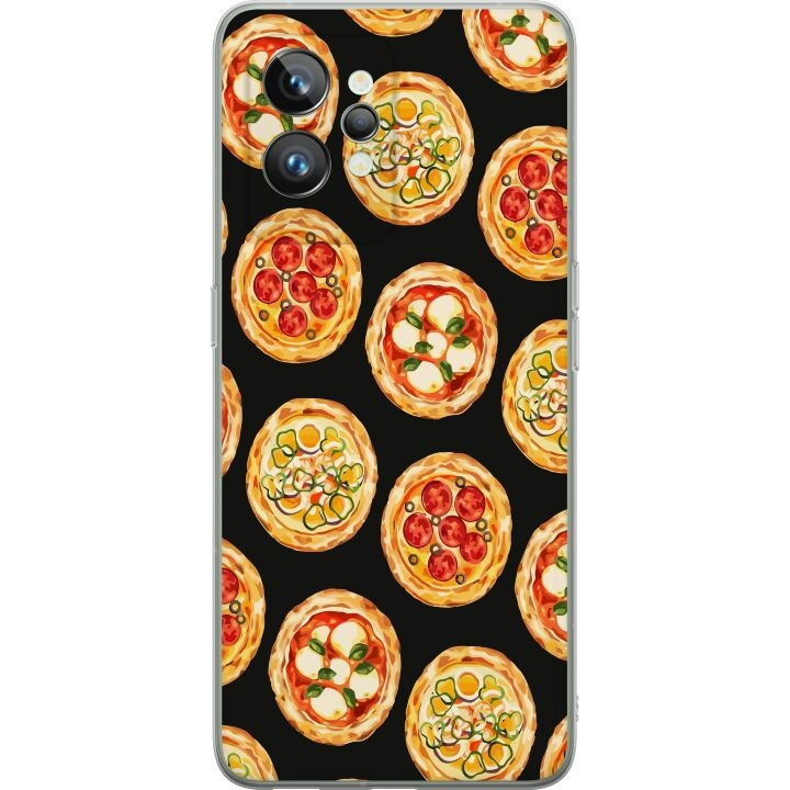 Mobiele hoes voor Realme GT2 Pro met Pizza ontwerp in de groep SMARTPHONE & TABLETS / Mobielbescherming / Realme bij TP E-commerce Nordic AB (A58053)