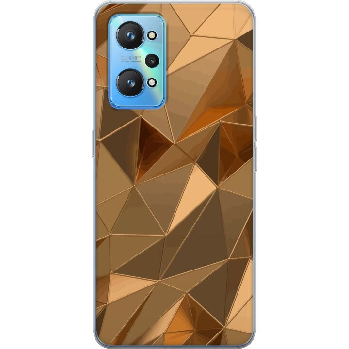 Mobiele hoes voor Realme GT Neo2 met 3D Goud ontwerp in de groep SMARTPHONE & TABLETS / Mobielbescherming / Realme bij TP E-commerce Nordic AB (A58091)