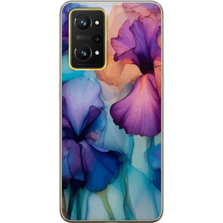 Mobiele hoes voor Realme GT Neo 3T met Magische bloemen ontwerp in de groep SMARTPHONE & TABLETS / Mobielbescherming / Realme bij TP E-commerce Nordic AB (A58097)