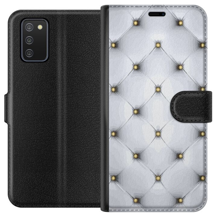 Portemonnee-hoesje voor Samsung Galaxy A02s met Luxe ontwerp in de groep SMARTPHONE & TABLETS / Mobielbescherming / Samsung bij TP E-commerce Nordic AB (A58162)