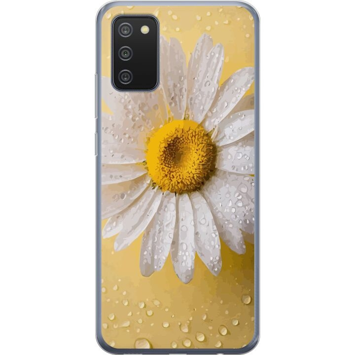 Mobiele hoes voor Samsung Galaxy A02s met Porseleinbloem ontwerp in de groep SMARTPHONE & TABLETS / Mobielbescherming / Samsung bij TP E-commerce Nordic AB (A58175)