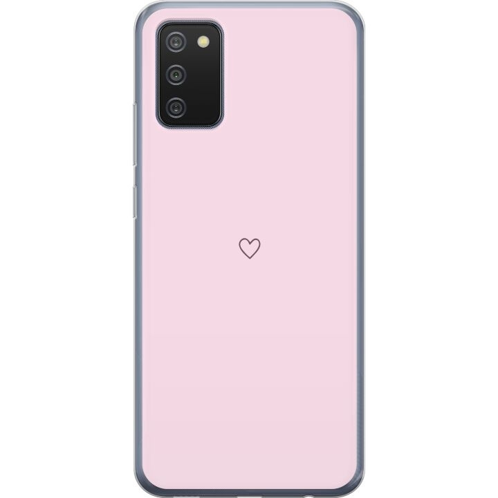 Mobiele hoes voor Samsung Galaxy A02s met Hart ontwerp in de groep SMARTPHONE & TABLETS / Mobielbescherming / Samsung bij TP E-commerce Nordic AB (A58194)