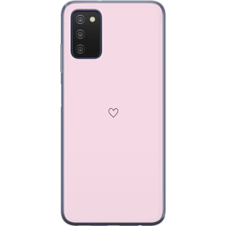 Mobiele hoes voor Samsung Galaxy A03s met Hart ontwerp in de groep SMARTPHONE & TABLETS / Mobielbescherming / Samsung bij TP E-commerce Nordic AB (A58302)