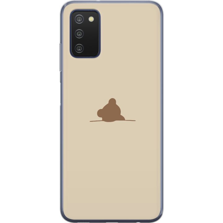 Mobiele hoes voor Samsung Galaxy A03s met Nalle ontwerp in de groep SMARTPHONE & TABLETS / Mobielbescherming / Samsung bij TP E-commerce Nordic AB (A58303)