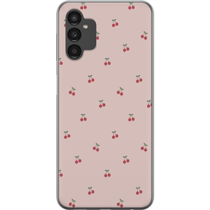 Mobiele hoes voor Samsung Galaxy A04s met Kersen ontwerp in de groep SMARTPHONE & TABLETS / Mobielbescherming / Samsung bij TP E-commerce Nordic AB (A58344)