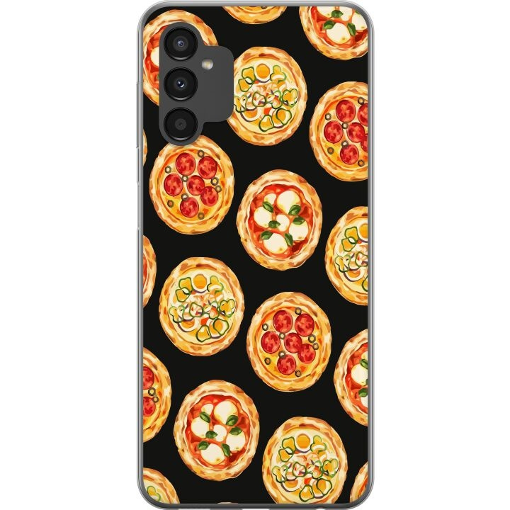 Mobiele hoes voor Samsung Galaxy A04s met Pizza ontwerp in de groep SMARTPHONE & TABLETS / Mobielbescherming / Samsung bij TP E-commerce Nordic AB (A58350)