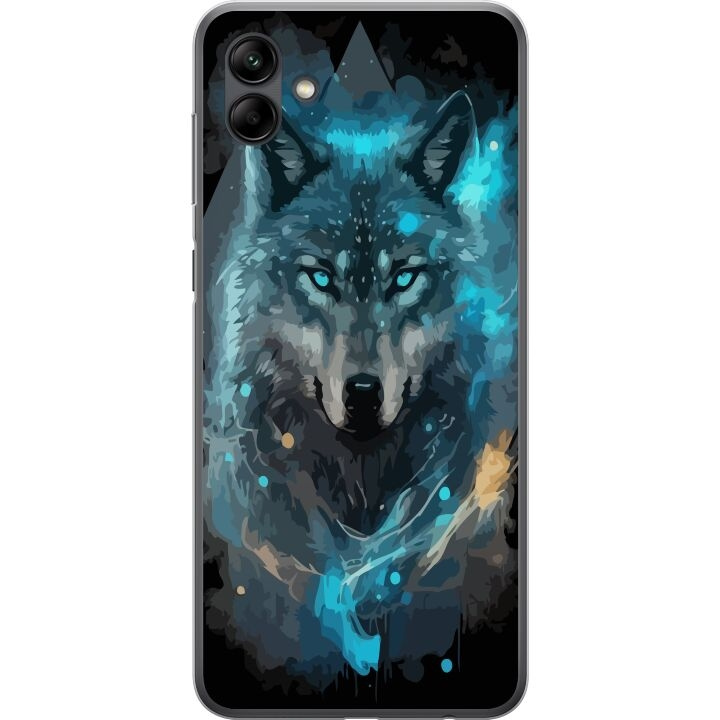 Mobiele hoes voor Samsung Galaxy A05 met Wolf ontwerp in de groep SMARTPHONE & TABLETS / Mobielbescherming / Samsung bij TP E-commerce Nordic AB (A58396)