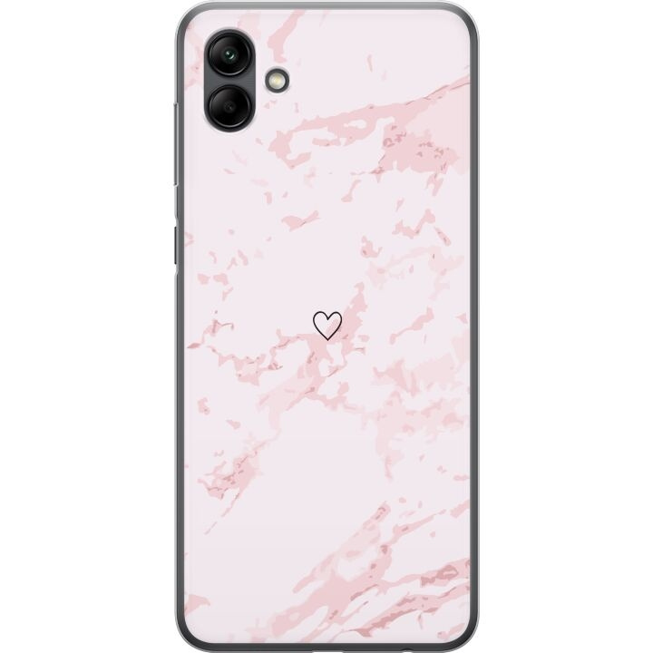 Mobiele hoes voor Samsung Galaxy A05 met Roze Hart ontwerp in de groep SMARTPHONE & TABLETS / Mobielbescherming / Samsung bij TP E-commerce Nordic AB (A58414)