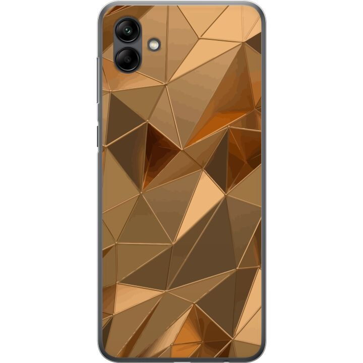 Mobiele hoes voor Samsung Galaxy A05 met 3D Goud ontwerp in de groep SMARTPHONE & TABLETS / Mobielbescherming / Samsung bij TP E-commerce Nordic AB (A58415)