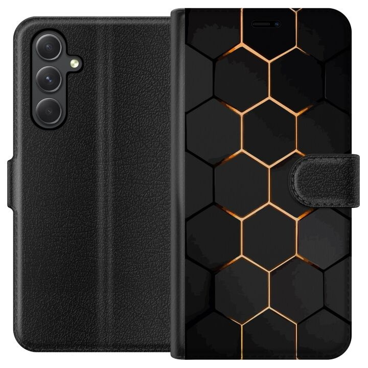 Portemonnee-hoesje voor Samsung Galaxy A05s met Luxe Patroon ontwerp in de groep SMARTPHONE & TABLETS / Mobielbescherming / Samsung bij TP E-commerce Nordic AB (A58443)