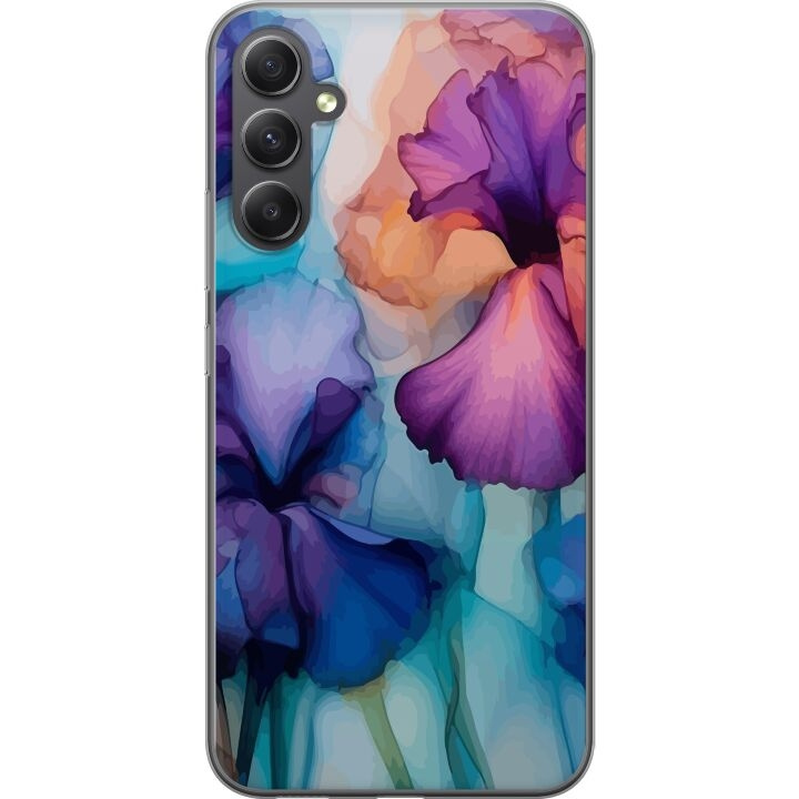 Mobiele hoes voor Samsung Galaxy A05s met Magische bloemen ontwerp in de groep SMARTPHONE & TABLETS / Mobielbescherming / Samsung bij TP E-commerce Nordic AB (A58448)