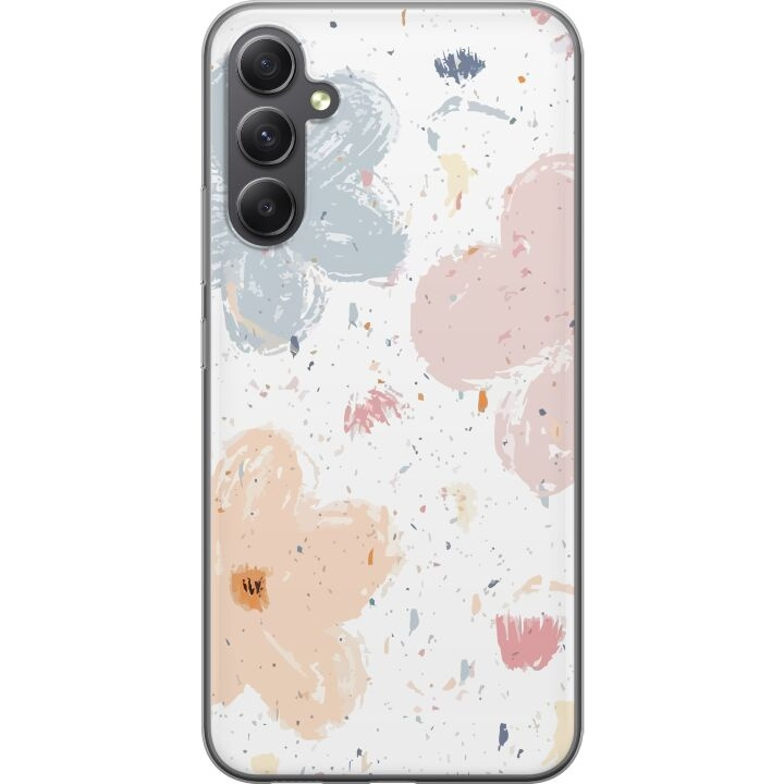 Mobiele hoes voor Samsung Galaxy A05s met Bloemen ontwerp in de groep SMARTPHONE & TABLETS / Mobielbescherming / Samsung bij TP E-commerce Nordic AB (A58457)