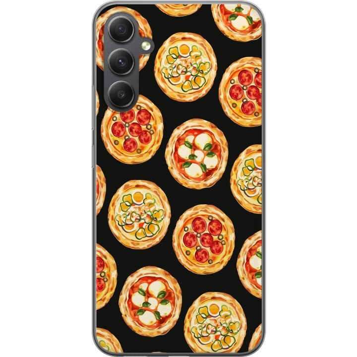 Mobiele hoes voor Samsung Galaxy A05s met Pizza ontwerp in de groep SMARTPHONE & TABLETS / Mobielbescherming / Samsung bij TP E-commerce Nordic AB (A58458)