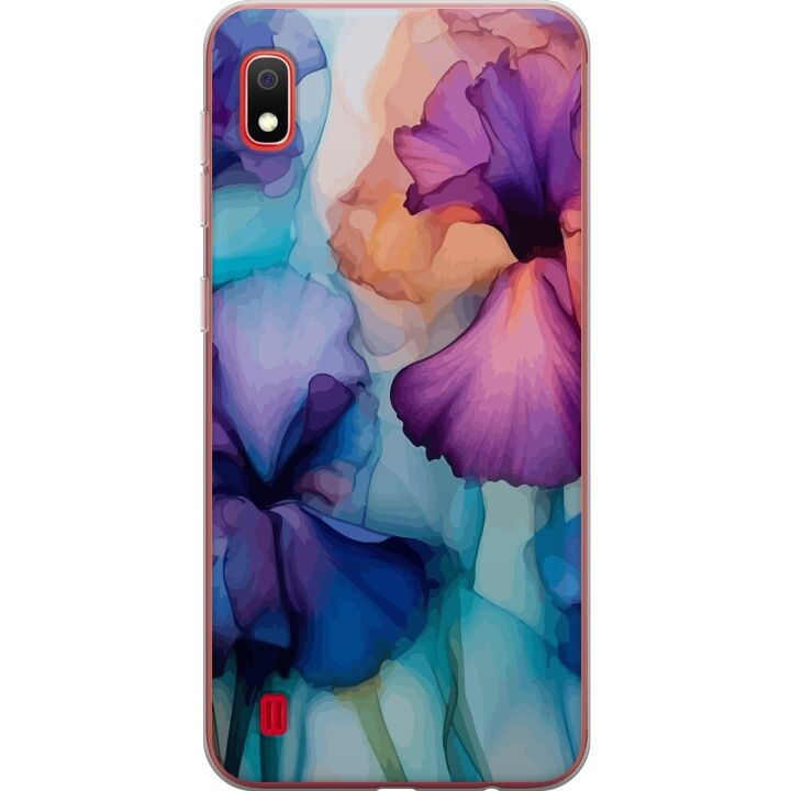 Mobiele hoes voor Samsung Galaxy A10 met Magische bloemen ontwerp in de groep SMARTPHONE & TABLETS / Mobielbescherming / Samsung bij TP E-commerce Nordic AB (A58502)