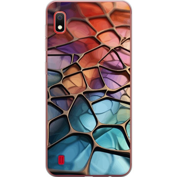 Mobiele hoes voor Samsung Galaxy A10 met Metallic patroon ontwerp in de groep SMARTPHONE & TABLETS / Mobielbescherming / Samsung bij TP E-commerce Nordic AB (A58509)