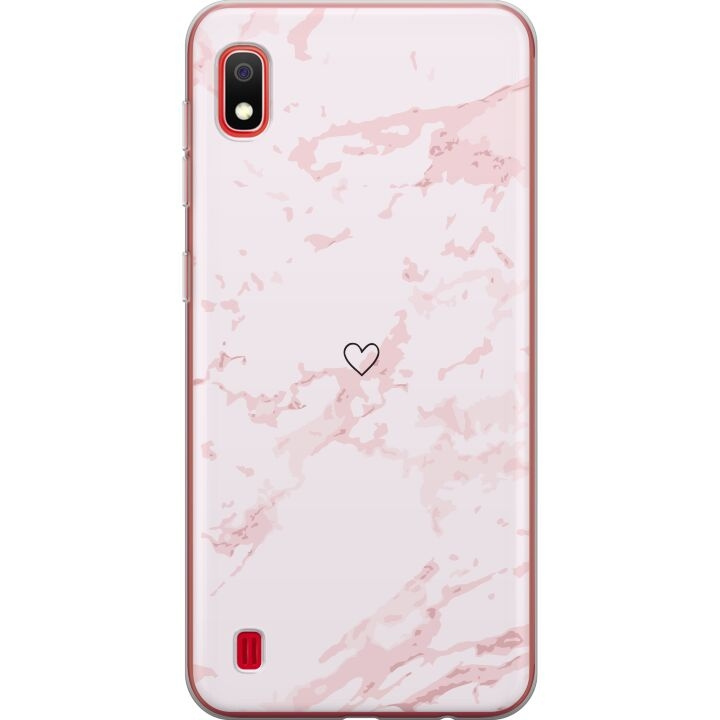 Mobiele hoes voor Samsung Galaxy A10 met Roze Hart ontwerp in de groep SMARTPHONE & TABLETS / Mobielbescherming / Samsung bij TP E-commerce Nordic AB (A58522)