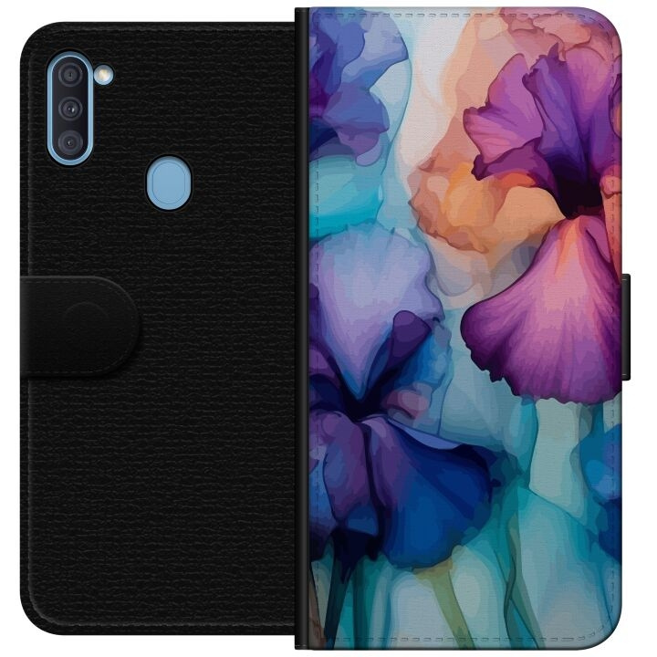 Portemonnee-hoesje voor Samsung Galaxy A11 met Magische bloemen ontwerp in de groep SMARTPHONE & TABLETS / Mobielbescherming / Samsung bij TP E-commerce Nordic AB (A58529)