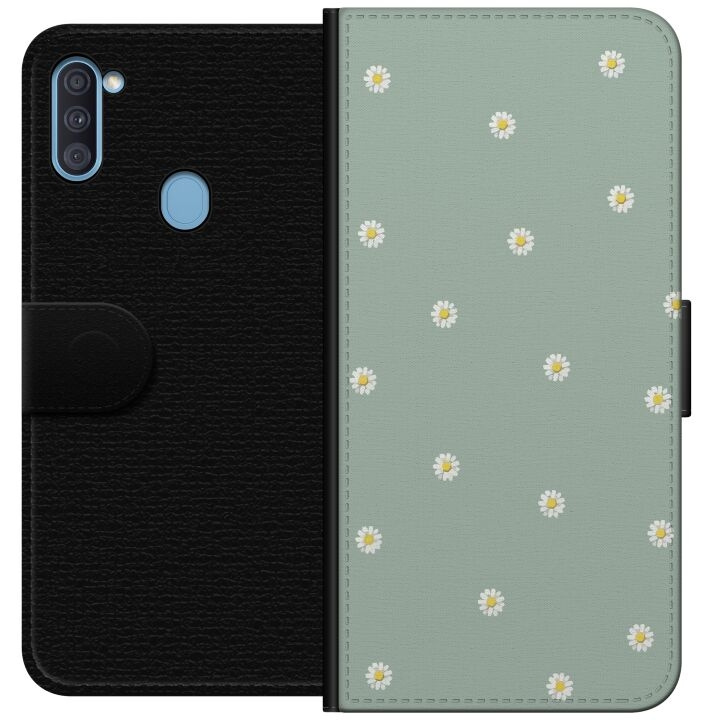 Portemonnee-hoesje voor Samsung Galaxy A11 met Priesterkragen ontwerp in de groep SMARTPHONE & TABLETS / Mobielbescherming / Samsung bij TP E-commerce Nordic AB (A58530)