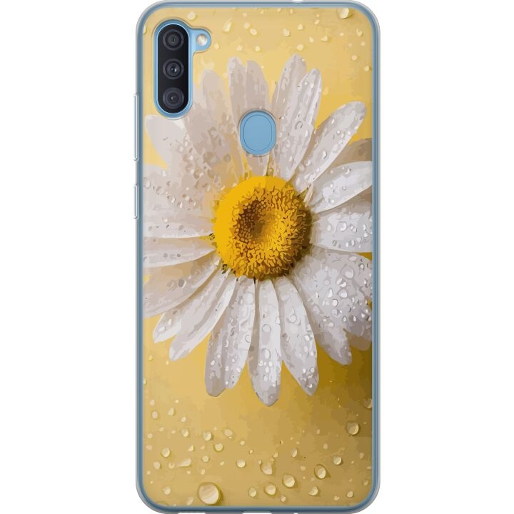 Mobiele hoes voor Samsung Galaxy A11 met Porseleinbloem ontwerp in de groep SMARTPHONE & TABLETS / Mobielbescherming / Samsung bij TP E-commerce Nordic AB (A58553)