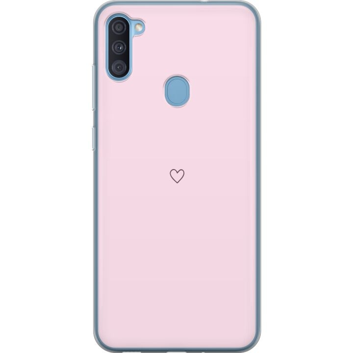 Mobiele hoes voor Samsung Galaxy A11 met Hart ontwerp in de groep SMARTPHONE & TABLETS / Mobielbescherming / Samsung bij TP E-commerce Nordic AB (A58572)