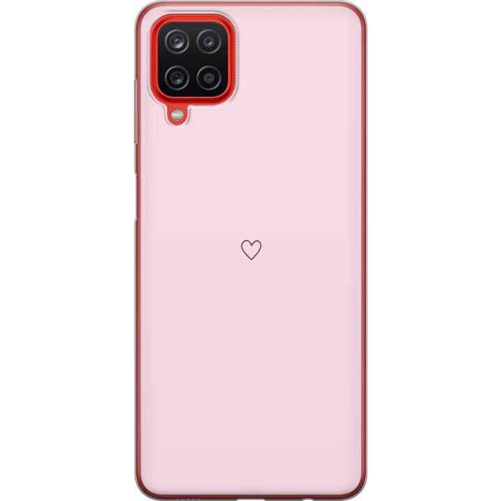 Mobiele hoes voor Samsung Galaxy A12 met Hart ontwerp in de groep SMARTPHONE & TABLETS / Mobielbescherming / Samsung bij TP E-commerce Nordic AB (A58626)