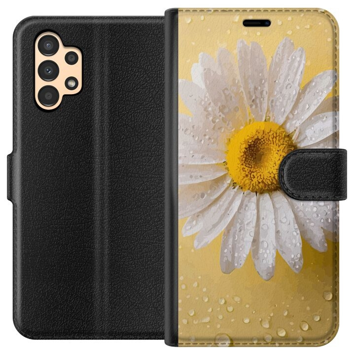 Portemonnee-hoesje voor Samsung Galaxy A13 met Porseleinbloem ontwerp in de groep SMARTPHONE & TABLETS / Mobielbescherming / Samsung bij TP E-commerce Nordic AB (A58634)