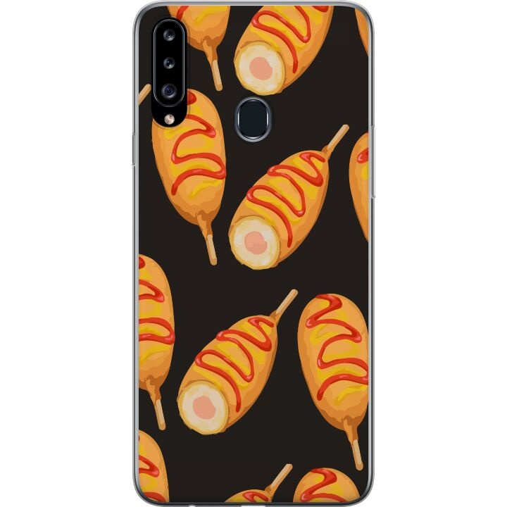 Mobiele hoes voor Samsung Galaxy A20s met Kippenpoot ontwerp in de groep SMARTPHONE & TABLETS / Mobielbescherming / Samsung bij TP E-commerce Nordic AB (A58886)