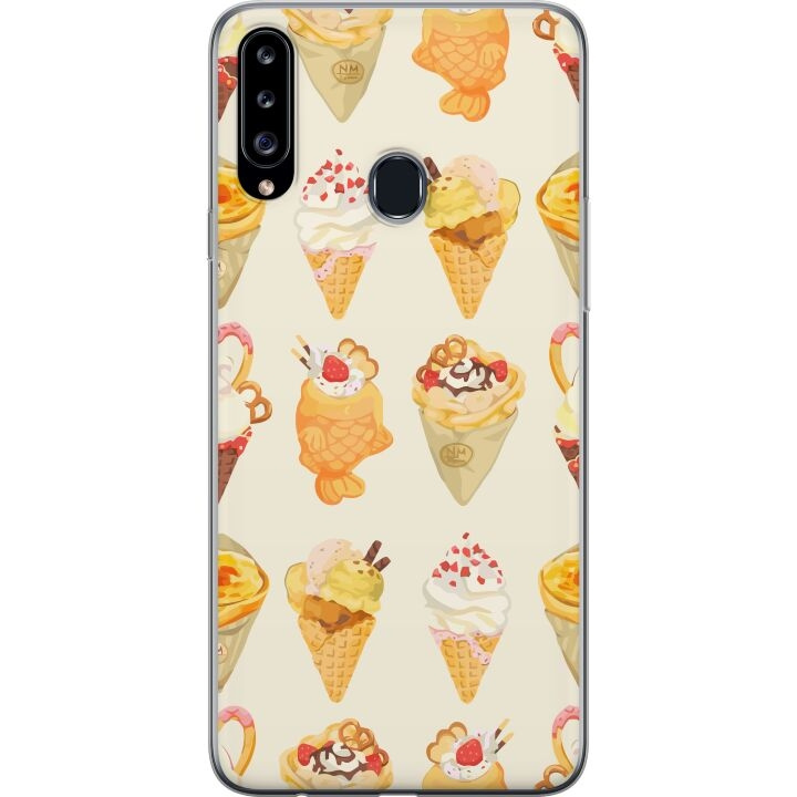 Mobiele hoes voor Samsung Galaxy A20s met Glasachtig ontwerp in de groep SMARTPHONE & TABLETS / Mobielbescherming / Samsung bij TP E-commerce Nordic AB (A58888)