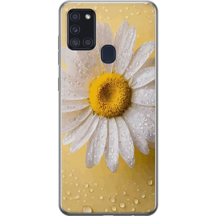 Mobiele hoes voor Samsung Galaxy A21s met Porseleinbloem ontwerp in de groep SMARTPHONE & TABLETS / Mobielbescherming / Samsung bij TP E-commerce Nordic AB (A58931)