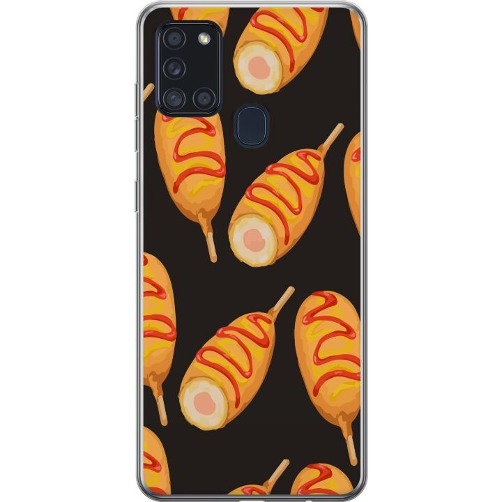 Mobiele hoes voor Samsung Galaxy A21s met Kippenpoot ontwerp in de groep SMARTPHONE & TABLETS / Mobielbescherming / Samsung bij TP E-commerce Nordic AB (A58940)