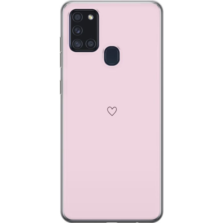 Mobiele hoes voor Samsung Galaxy A21s met Hart ontwerp in de groep SMARTPHONE & TABLETS / Mobielbescherming / Samsung bij TP E-commerce Nordic AB (A58950)