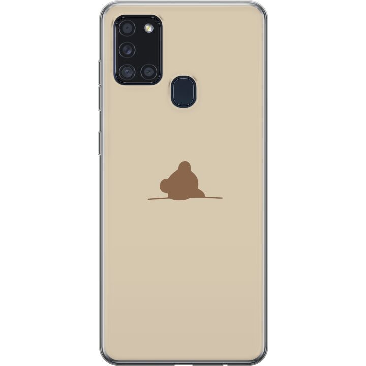 Mobiele hoes voor Samsung Galaxy A21s met Nalle ontwerp in de groep SMARTPHONE & TABLETS / Mobielbescherming / Samsung bij TP E-commerce Nordic AB (A58951)