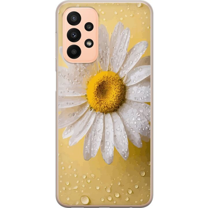 Mobiele hoes voor Samsung Galaxy A23 met Porseleinbloem ontwerp in de groep SMARTPHONE & TABLETS / Mobielbescherming / Samsung bij TP E-commerce Nordic AB (A59039)