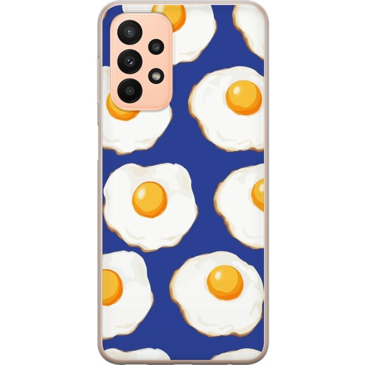 Mobiele hoes voor Samsung Galaxy A23 met Gebakken eieren ontwerp in de groep SMARTPHONE & TABLETS / Mobielbescherming / Samsung bij TP E-commerce Nordic AB (A59045)