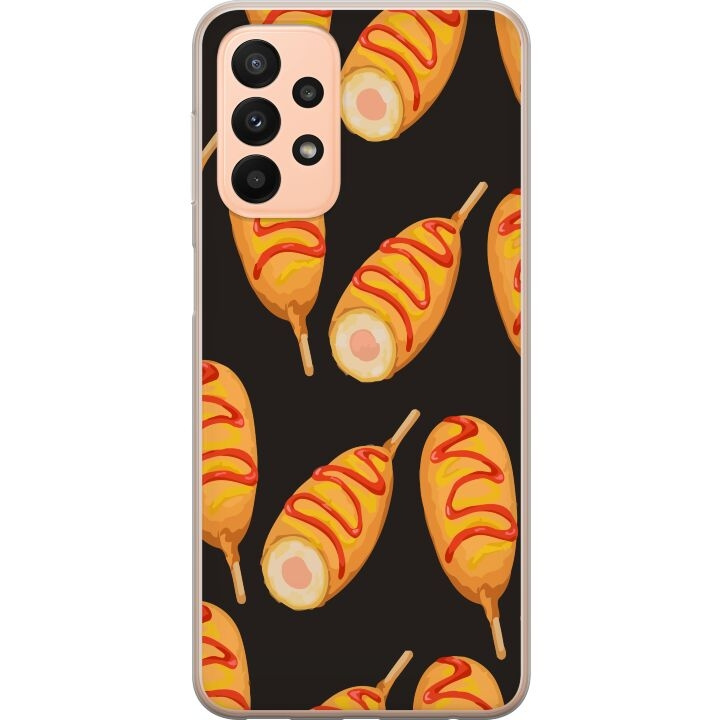 Mobiele hoes voor Samsung Galaxy A23 met Kippenpoot ontwerp in de groep SMARTPHONE & TABLETS / Mobielbescherming / Samsung bij TP E-commerce Nordic AB (A59048)