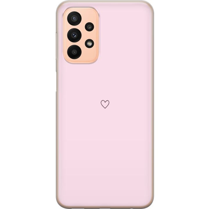 Mobiele hoes voor Samsung Galaxy A23 met Hart ontwerp in de groep SMARTPHONE & TABLETS / Mobielbescherming / Samsung bij TP E-commerce Nordic AB (A59058)