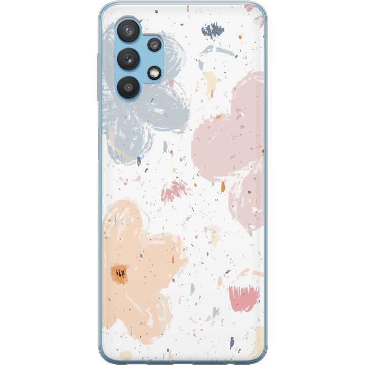 Mobiele hoes voor Samsung Galaxy A32 5G met Bloemen ontwerp in de groep SMARTPHONE & TABLETS / Mobielbescherming / Samsung bij TP E-commerce Nordic AB (A59240)