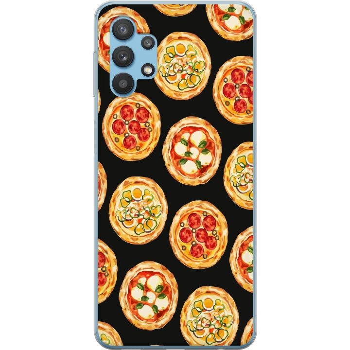 Mobiele hoes voor Samsung Galaxy A32 5G met Pizza ontwerp in de groep SMARTPHONE & TABLETS / Mobielbescherming / Samsung bij TP E-commerce Nordic AB (A59241)