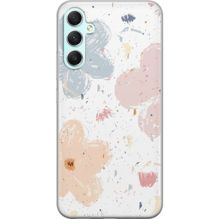 Mobiele hoes voor Samsung Galaxy A34 met Bloemen ontwerp in de groep SMARTPHONE & TABLETS / Mobielbescherming / Samsung bij TP E-commerce Nordic AB (A59348)