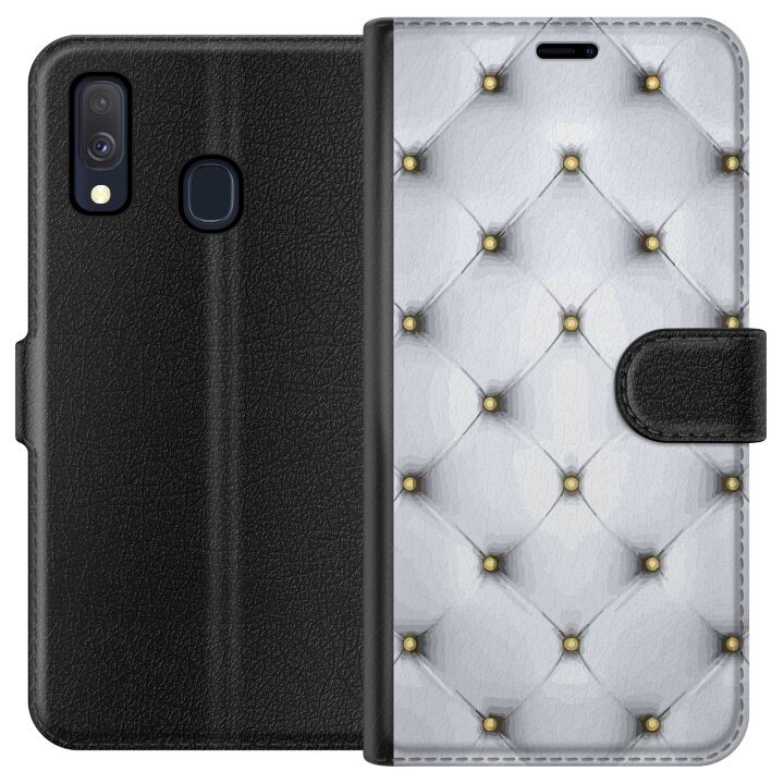 Portemonnee-hoesje voor Samsung Galaxy A40 met Luxe ontwerp in de groep SMARTPHONE & TABLETS / Mobielbescherming / Samsung bij TP E-commerce Nordic AB (A59458)