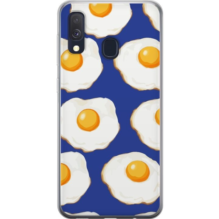 Mobiele hoes voor Samsung Galaxy A40 met Gebakken eieren ontwerp in de groep SMARTPHONE & TABLETS / Mobielbescherming / Samsung bij TP E-commerce Nordic AB (A59477)