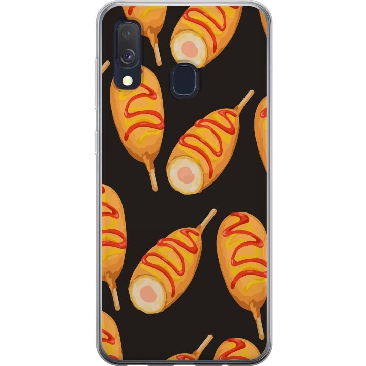 Mobiele hoes voor Samsung Galaxy A40 met Kippenpoot ontwerp in de groep SMARTPHONE & TABLETS / Mobielbescherming / Samsung bij TP E-commerce Nordic AB (A59480)