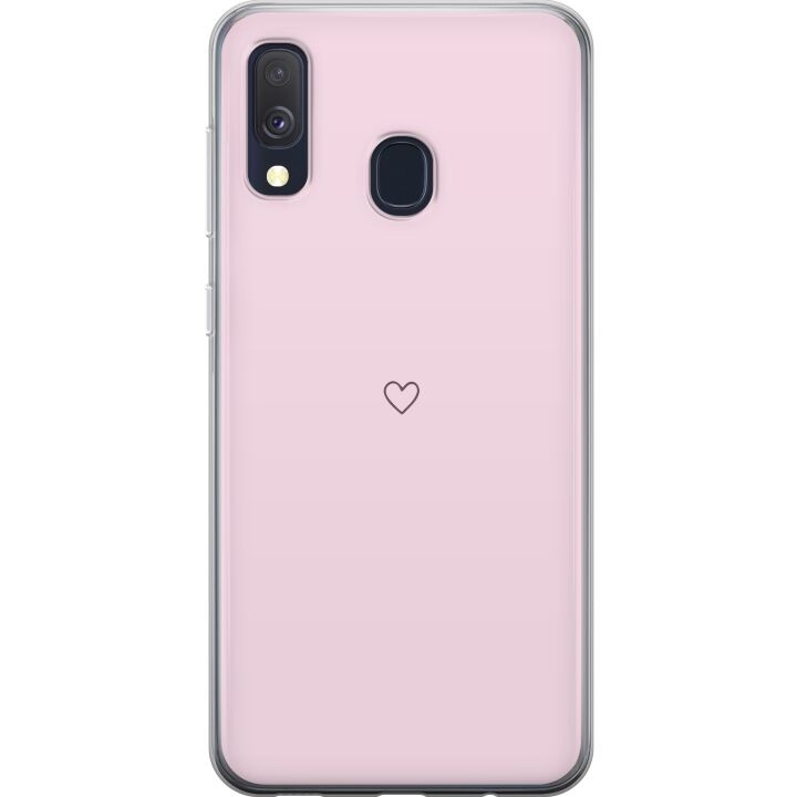 Mobiele hoes voor Samsung Galaxy A40 met Hart ontwerp in de groep SMARTPHONE & TABLETS / Mobielbescherming / Samsung bij TP E-commerce Nordic AB (A59490)